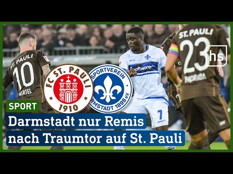 Highlights: St. Pauli - Darmstadt 98 (1:1) | 2. Bundesliga 14. Spieltag | hessenschau