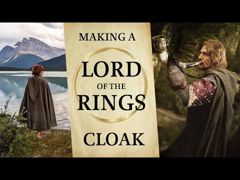 How to Make a Lord of the Rings Cloak - Patterning & Sewing Tutorial for Cosplay