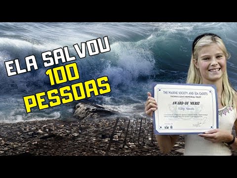 ELA SALVOU 100 PESSOAS AO PERCEBER UM TSUNAMI