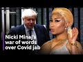 Covid clash: Why did Nicki Minaj call out Boris Johnson on Twitter?