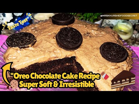 Super Soft Oreo Chocolate Cake 🍪🍫 Easy & Irresistible Recipe | Mrs Khurshid Food Secrets