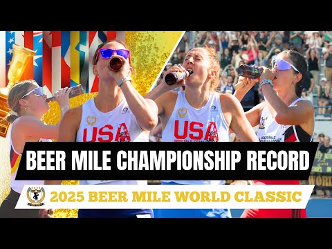 Records Fall in the Women's Beer Mile World Championship — 2025 Beer Mile World Classic
