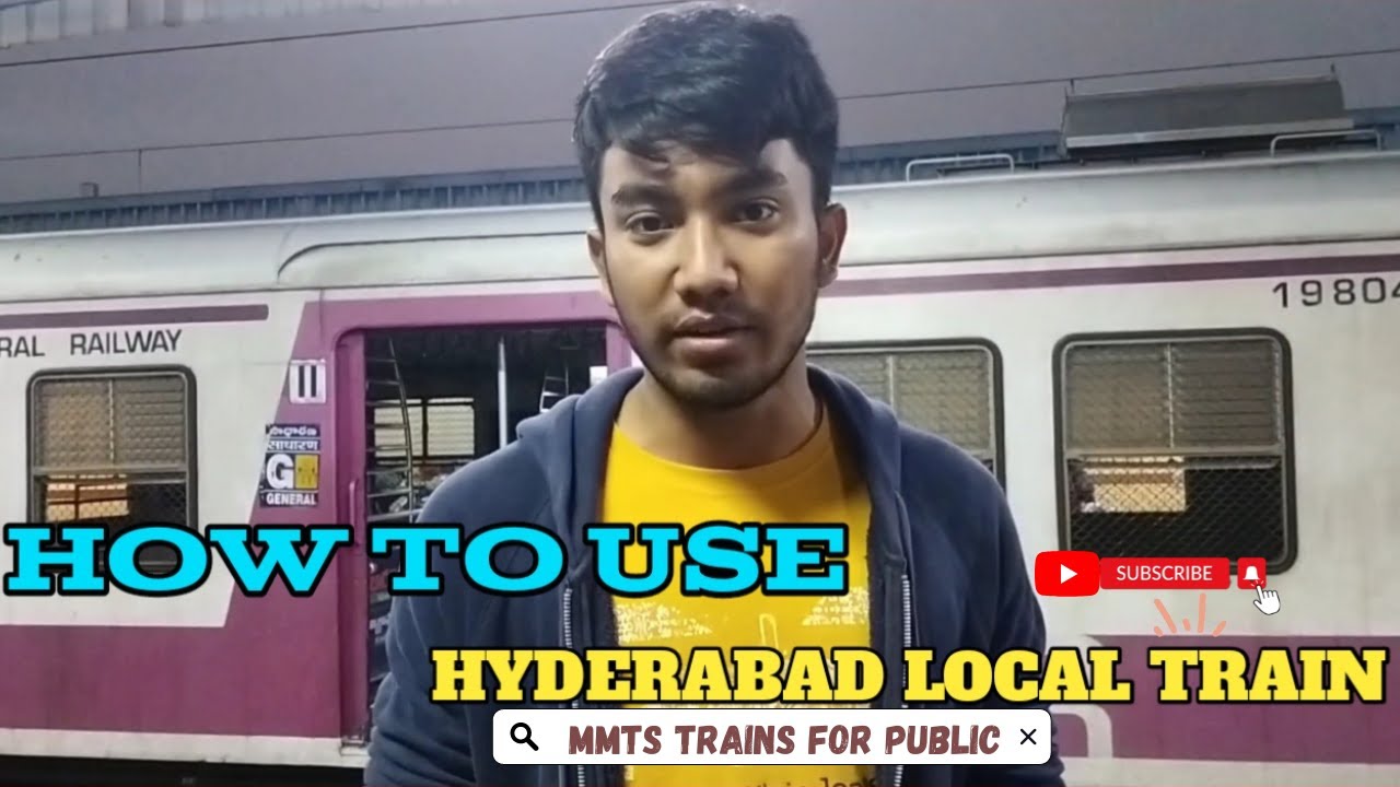 Hyderabad Local Train Vlog | MMTS Train @VisitWithEhsan
