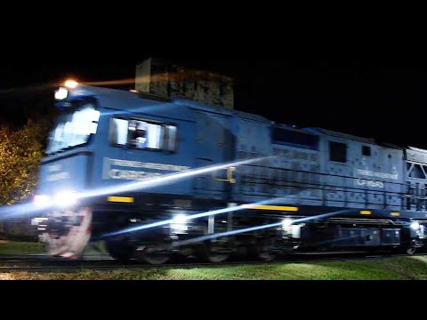 [4K] Tren vacio de Trenes Argentinos Cargas con destino a General Deheza pasando por Marcos Juárez!!