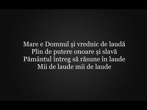 Mii de laude ( gama B) | instrumental 