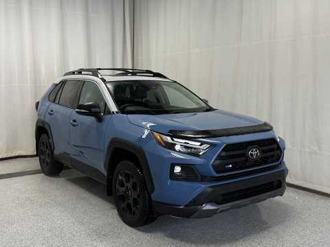 2022 Toyota RAV4 TRD Off Road AWD (Natl) in Blue for sale at Park Mazda in Sherwood Park, AB
