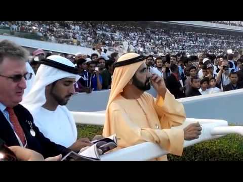 Dubai World Cup 2015: Shaikh Mohammed watches the race