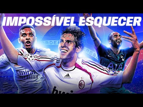 14 momentos INESQUECÍVEIS de BRs na Champions 🔥