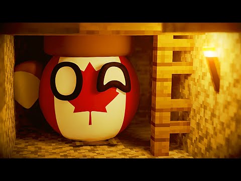 CANADA GETS LOST | Countryballs in Minecraft!