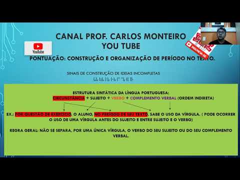 AULA 5 PONTUAÇÃO  VIRGULA