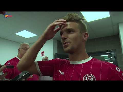 Interviews RL West Saison 2018 19 SP2 Rot Weiss Essen vs  Wuppertaler SV 5 8 2018