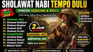 Download lagu Putar 2 JAM… 🌙 Sholawat Jibril Seruling & Biola Tempo Dulu | Penenang Hati mp3