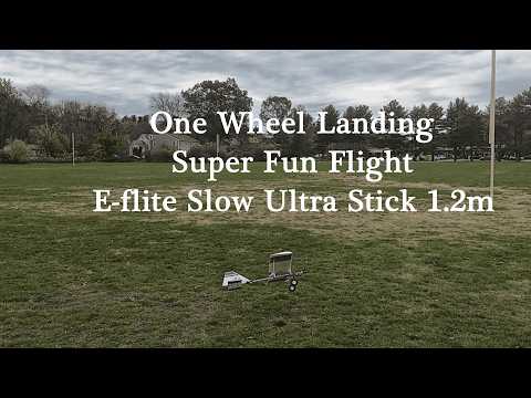 Super fun day flying the E-flite Slow Ultra Stick - Checking out the flaperon and spoilerons!