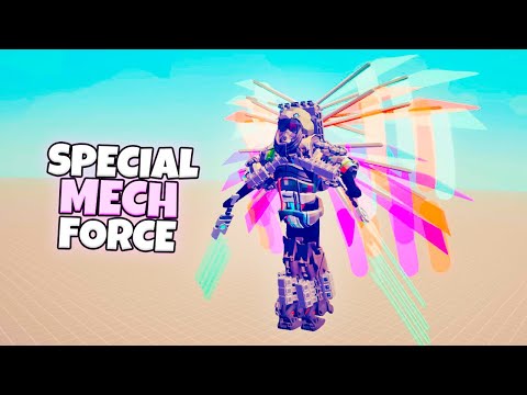 SPECIAL MECH FORCE vs EVERY FACTION | TABS Totally Accurate Battle Simulator Gameplay