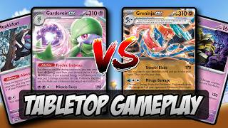 this is how I beat Gardevoir Ex with Greninja Ex | Pokemon Tabletop Gameplay