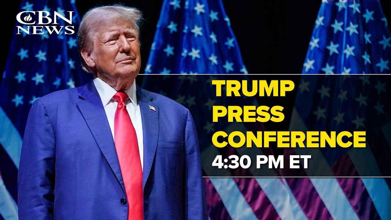 LIVE: Trump Holds Press Conference | CBN News