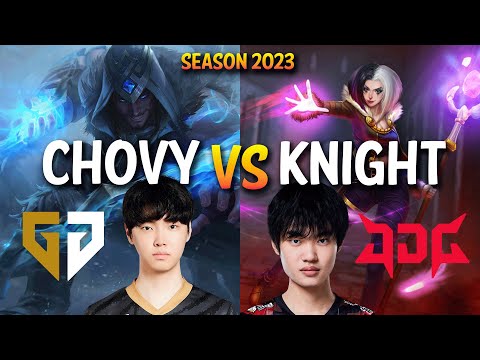 GEN Chovy vs JDG Knight - Chovy SYLAS VS Knight LEBLANC - Patch 13.14 KR Ranked