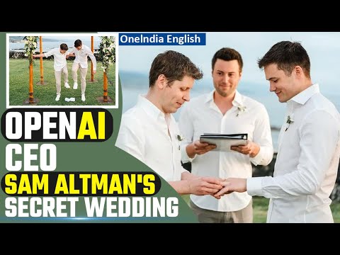 OpenAI CEO Sam Altman's Magical Wedding Day with Long-Time Love Oliver Mulherin | Oneindia News