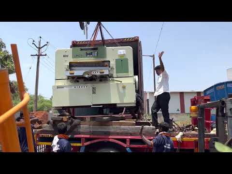 KATSUDA JMC 330 Hop - Sold “ Hyderabad “ Paper & Board Cutting Machine , Size “40” Program, Chrome.