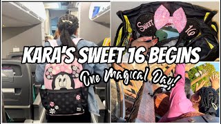 WE STARTED KARA'S SWEET 16 LIKE THIS ...