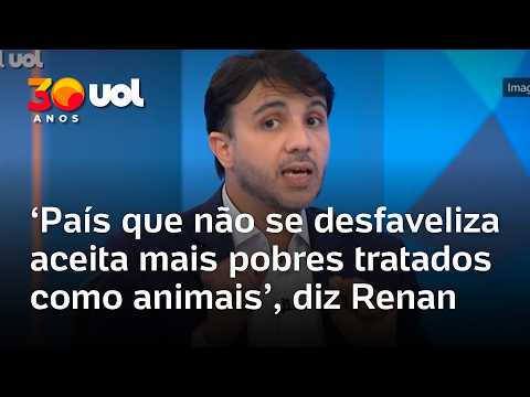 Renan Santos na Globo: candidato volta a prometer ‘desfavelização’ através de ‘cortes impopulares’
