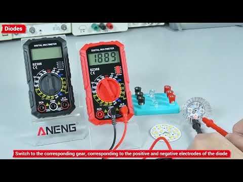 ANENG SZ308 Digitalmultimeter, automatischer Bereich 1999 Zählungen, Messung von Wechselspannung.