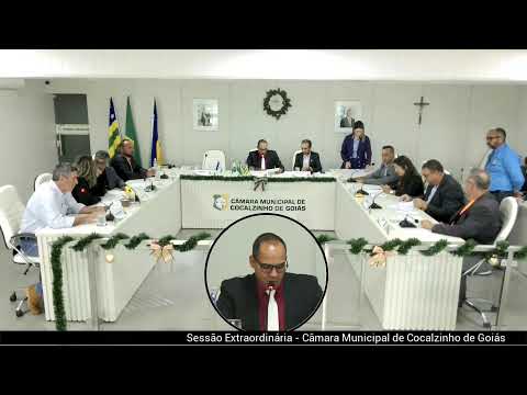 7ª Sessão Extraordinária com os Vereadores de Cocalzinho de Goiás em: 18/12/2025