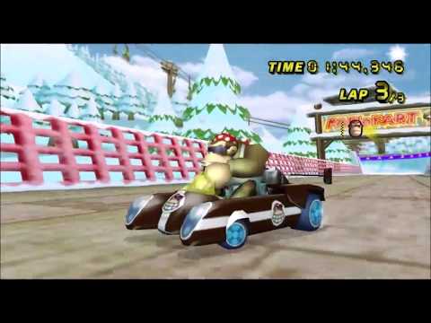 [Mario Kart Wii TAS] DK's Snowboard Cross Automatic-Kart 1:44:346