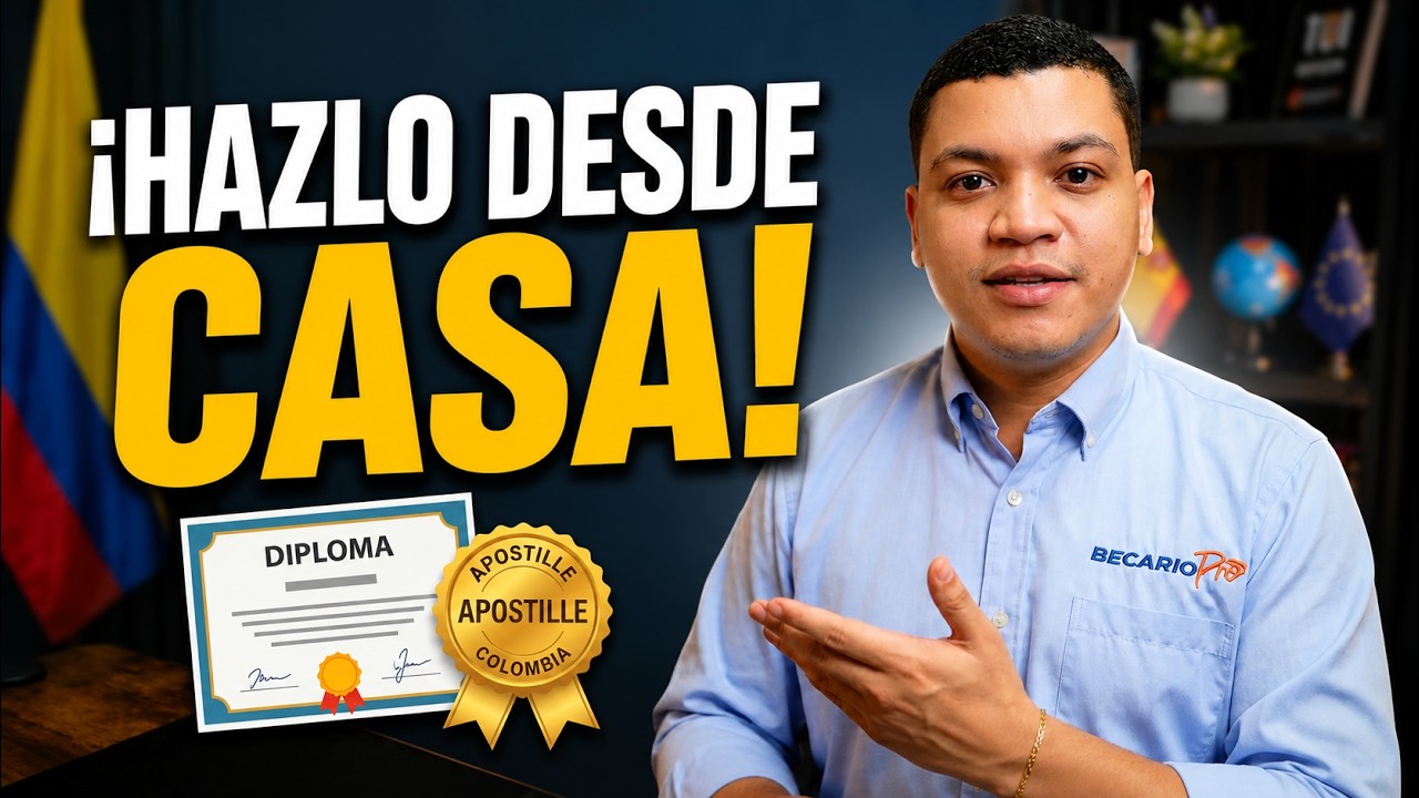 Cómo Apostillar y Legalizar CUALQUIER Documento de Bachiller en Colombia 2026