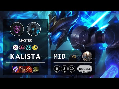 Kalista Mid vs Pantheon - KR Master Patch 10.19