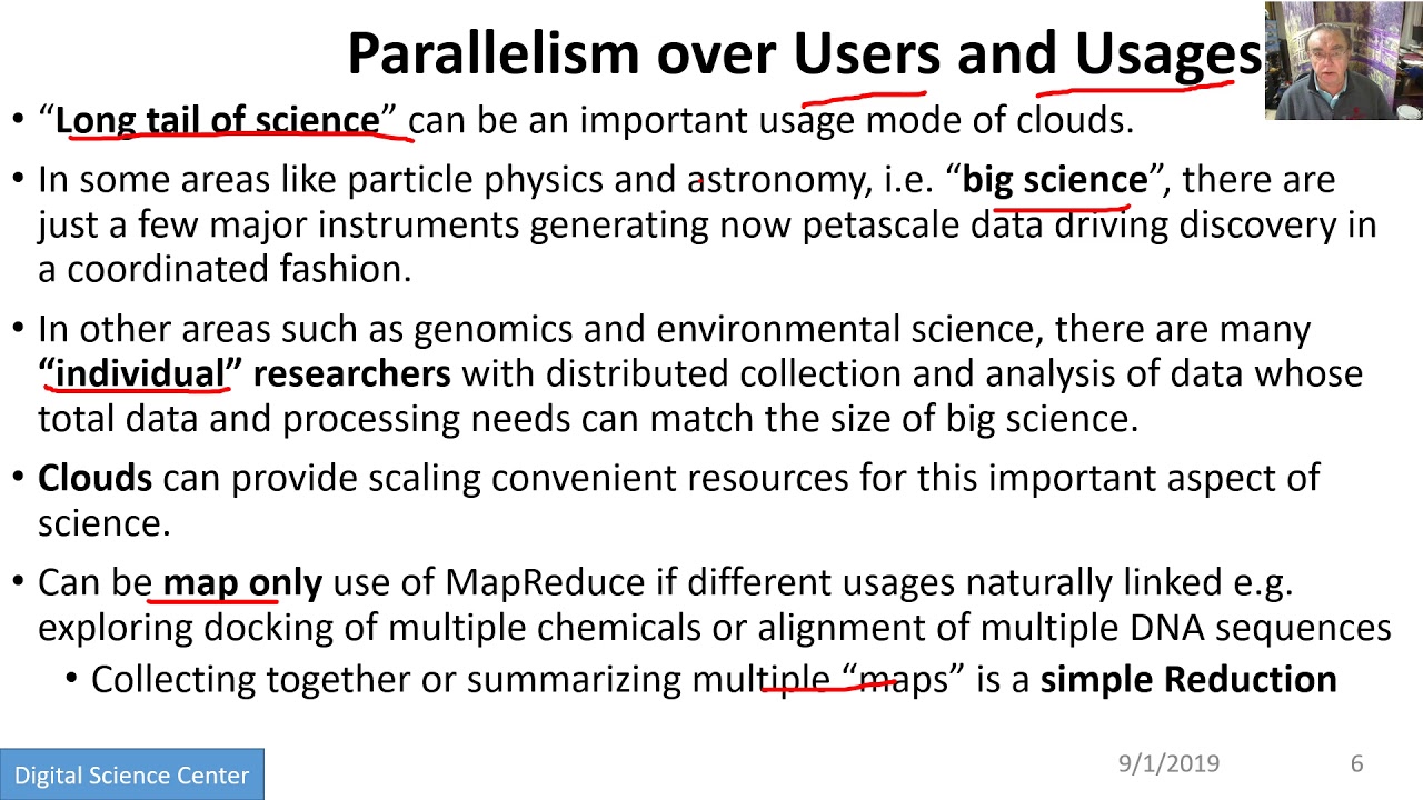 E534 CloudUnit2019L  Real Parallel Computing