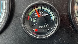DEF red light truck doesnt start