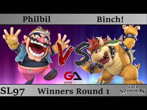 SmashLAN'd 97 - Winners Round 1: Philbil (Wario) vs Binch! (Bowser)
