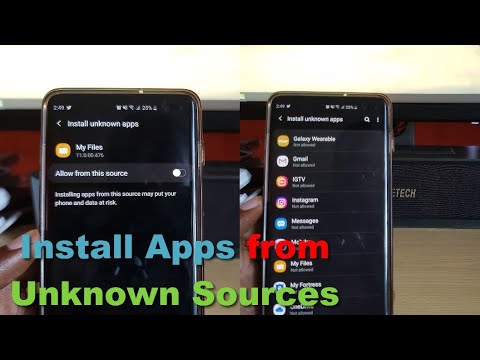 Install Apps Unknown Sources Android 10