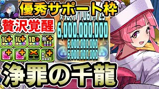 【浄罪の千龍】花嫁ウスイがリムルのサブで超優秀!! 高火力&回復力底上げで大活躍!! 立ち回り解説【新千手】【パズドラ】