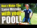 How to Fix an Unlevel Above Ground Pool