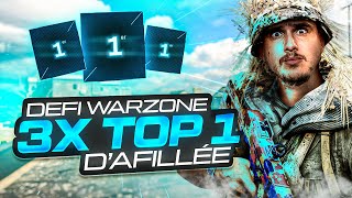 DEFI WARZONE : 3 VICTOIRES D'AFFILÉE ?