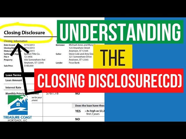 Closing Disclosure Form ≡ Fill Out Printable PDF Forms Online
