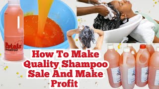 Secret Tips Of How To Make A Quality Shampoo for Sale & For Personal Use