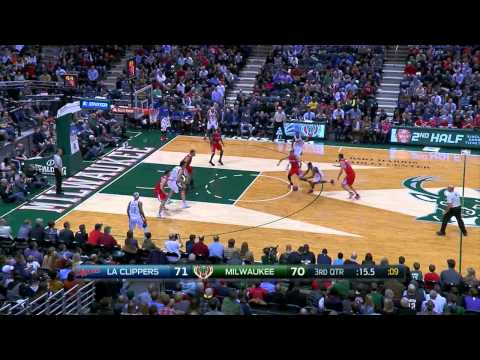Brandon Knight Highlights Clippers vs. Bucks 12.13.2014 - 22 Points, 5 Assists