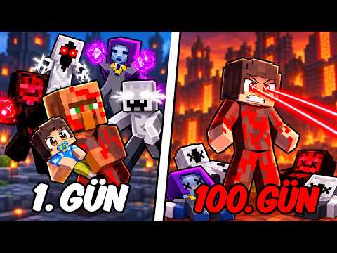Minecraft'ta EFSANE MEDENİYETİNDE 100 GÜN HAYATTA KALDIM ?! (2026)