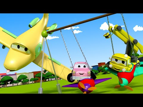 Byggänget - Småbilarna gungar - Bilköping 🚧 Tecknade serier för barn