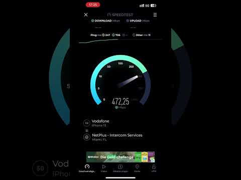 AT&T 5G Speedtest @ Haulover Park Miami, FL, USA #5g #shorts #speedtest #ATT #vodafone