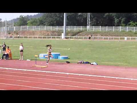 atletismobarbanza - ANA PELETEIRO, RECORD DE ESPAÑA JUVENIL (13,50 m - 13/04/2012)