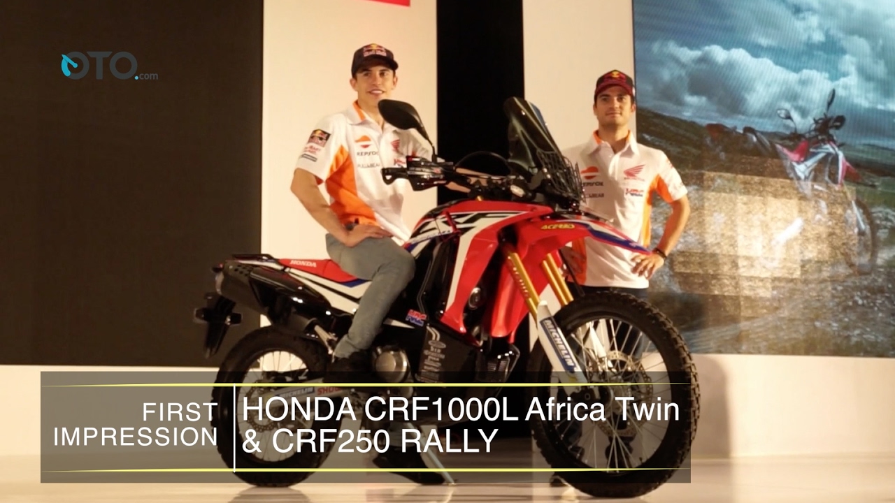 First Impression Honda CRF1000L Africa Twin & CRF250 Rally I OTO.com