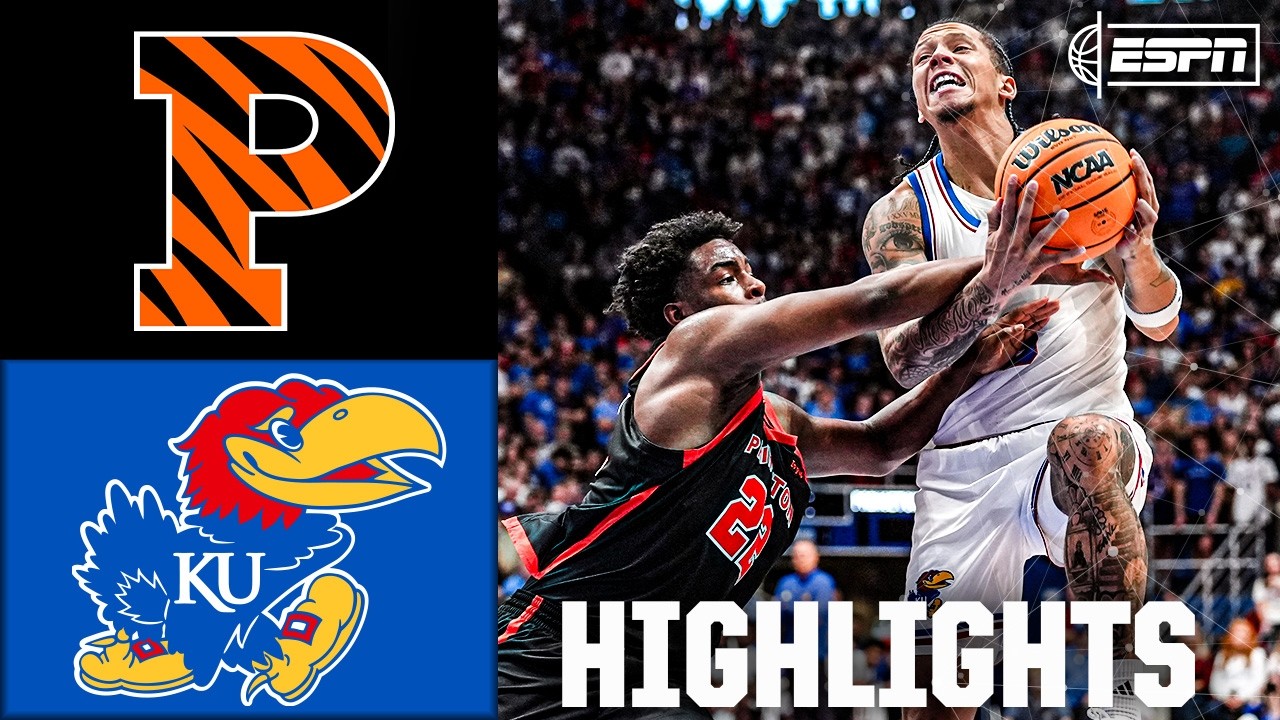 Princeton Tigers vs. Kansas Jayhawks | Full Game Highlights | ESPN College Basketball