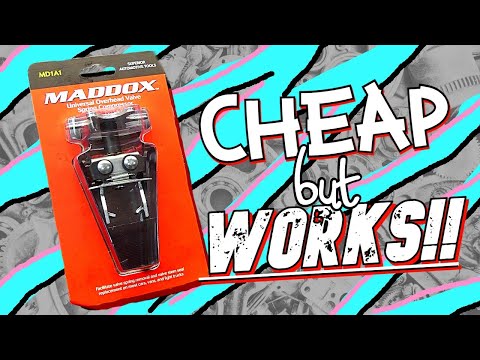Ultimate Harbor Freight FIND? Maddox Valve Spring Compressor REVIEW and Demo!!!