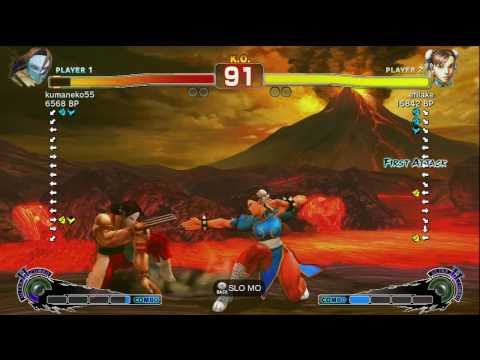 Uryo [Chun] vs kumaneko55 [Vega] SSF4 Japanese Online Ranked Matches - TRUE-HD