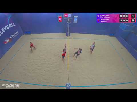 14:00 D. Svyrydenko /Y. Yevdokymov - I. Romanenko /I. Skrynnik 27.03.2023 | Winners Beach Volleyball