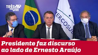 Bolsonaro pede por ampliação das relações comerciais do Mercosul